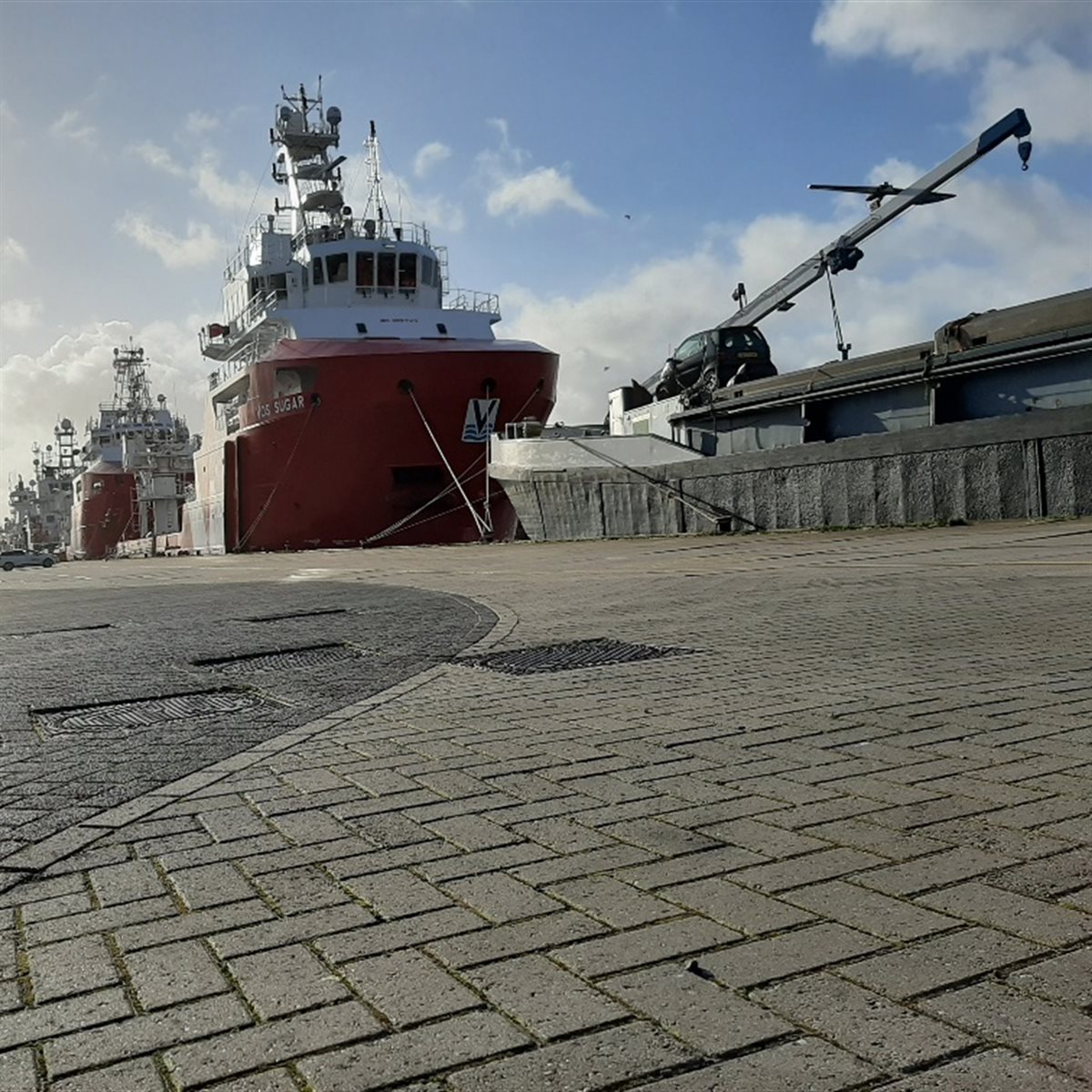 Schepen in haven IJmuiden